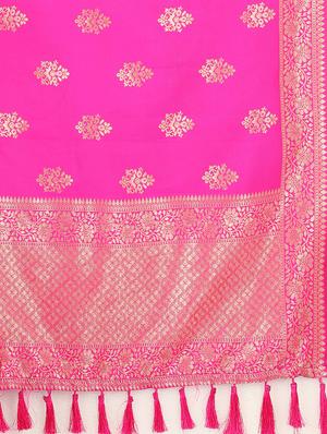 zari work banarasi saree with blouse - 17707339 - Standard Image - 3