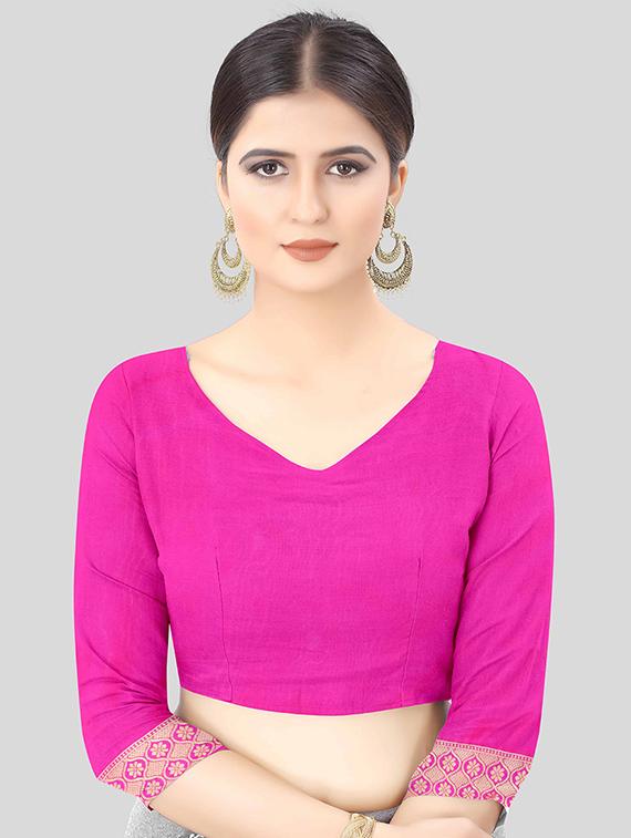 zari work banarasi saree with blouse - 17707339 - Zoom Image - 4