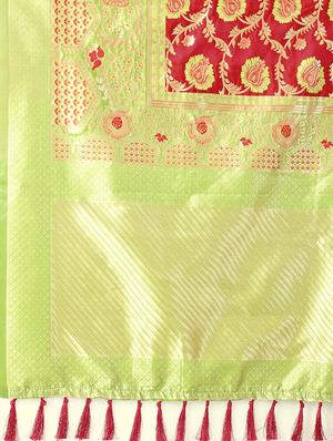 zari work kanjivaram saree with blouse - 17707345 - Standard Image - 3