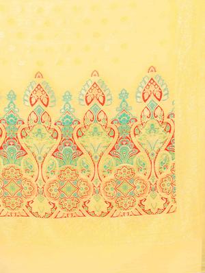 ethnic motifs woven saree with blouse - 17707359 - Standard Image - 3