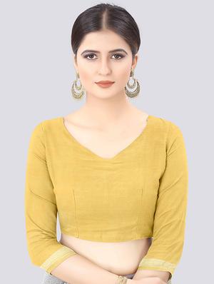 ethnic motifs woven saree with blouse - 17707359 - Standard Image - 4