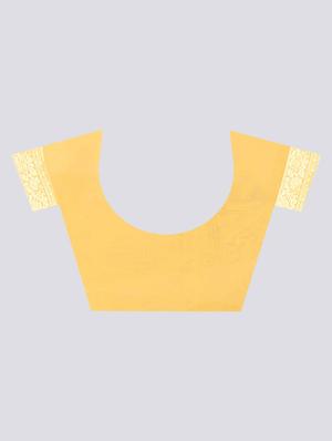 ethnic motifs woven saree with blouse - 17707359 - Standard Image - 5