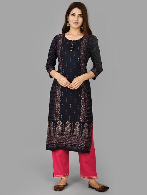 printed kurta pant set - 17707383 - Standard Image - 1