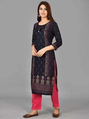printed kurta pant set - 17707383 - Standard Image - 2