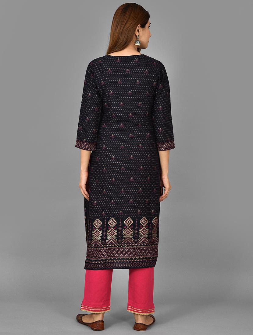 printed kurta pant set - 17707383 - Zoom Image - 3