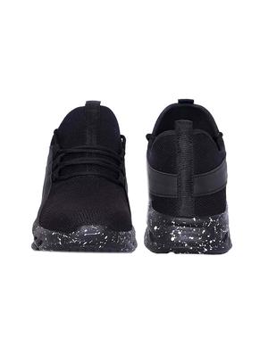 black lace up sport shoe - 17707412 - Standard Image - 4