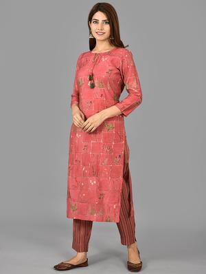 printed kurta pant set - 17707451 - Standard Image - 2