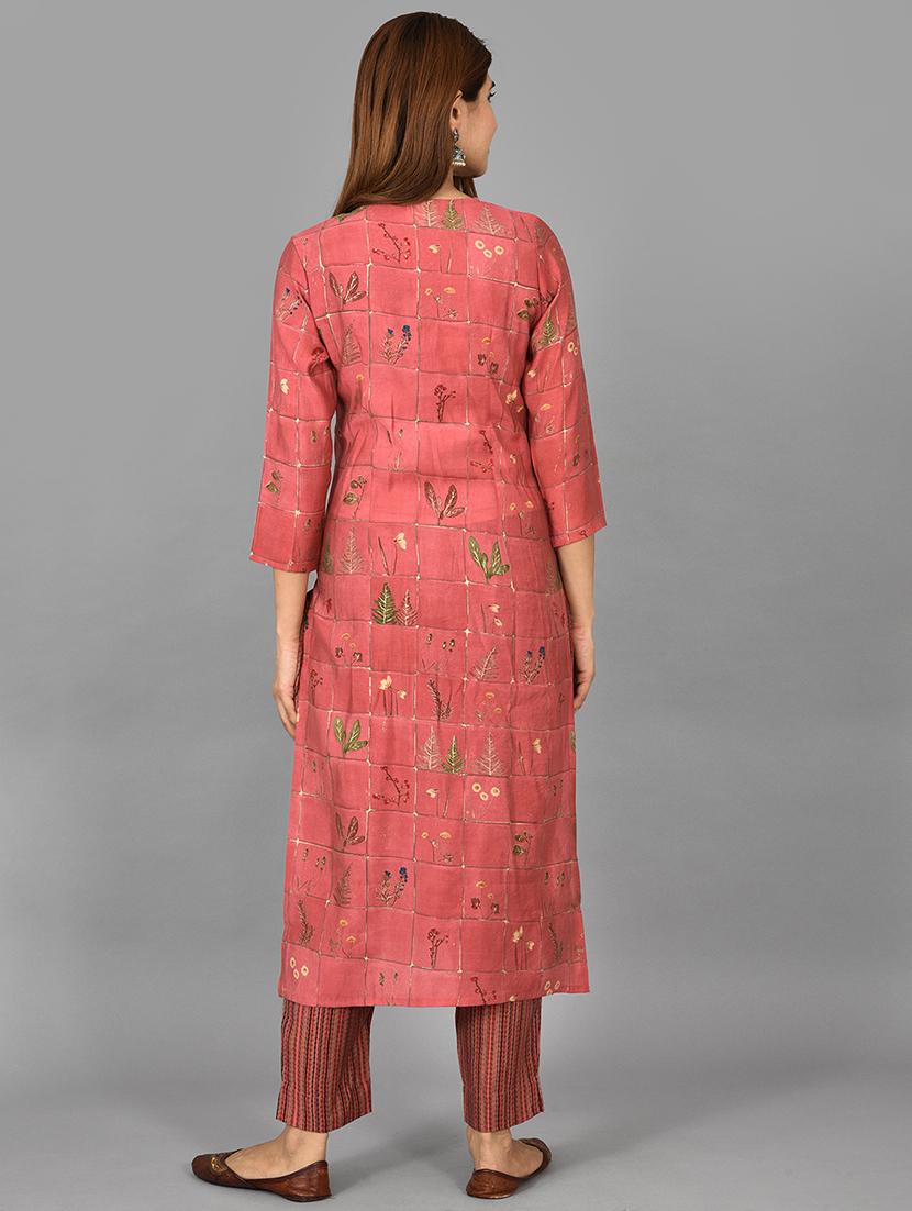 printed kurta pant set - 17707451 - Zoom Image - 3