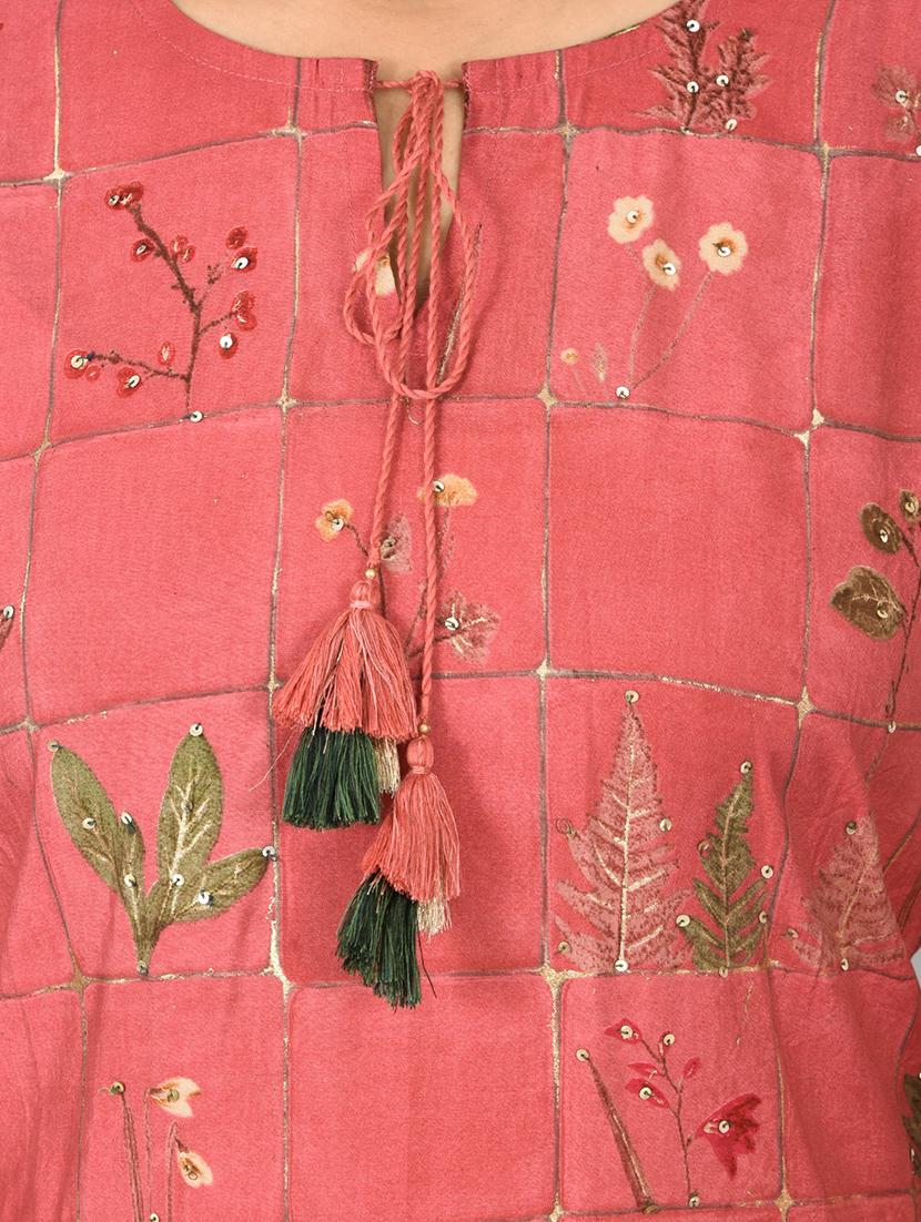 printed kurta pant set - 17707451 - Zoom Image - 4