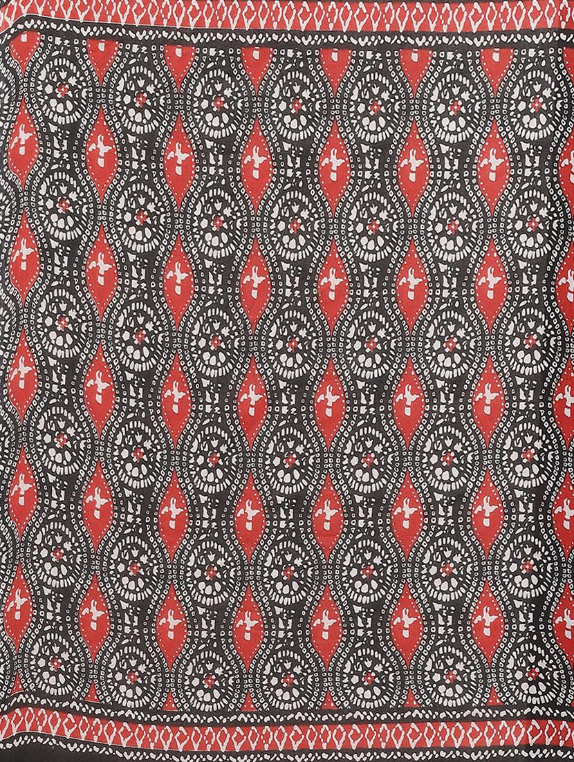 bagru printed saree with blouse - 17707506 - Zoom Image - 5