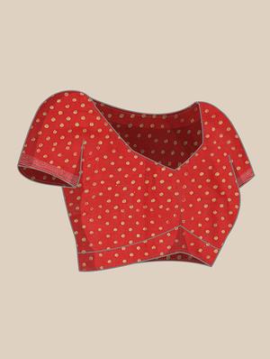 bagru printed saree with blouse - 17707509 - Standard Image - 3