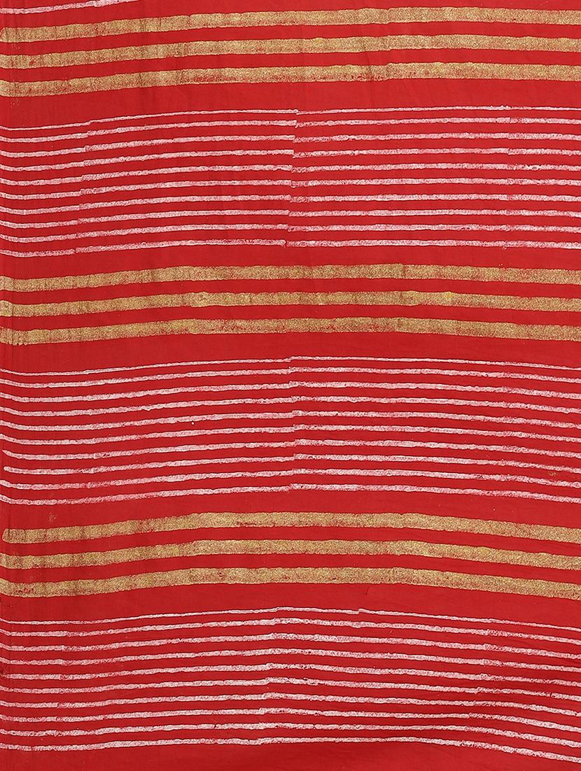 bagru printed saree with blouse - 17707509 - Zoom Image - 5