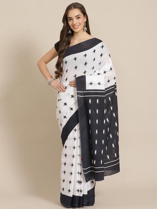 bagru printed saree with blouse - 17707510 - Standard Image - 1
