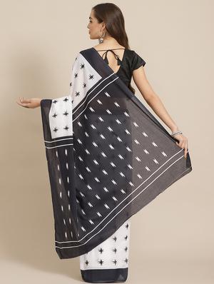 bagru printed saree with blouse - 17707510 - Standard Image - 2