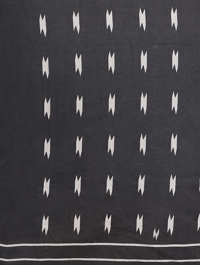 bagru printed saree with blouse - 17707510 - Zoom Image - 5