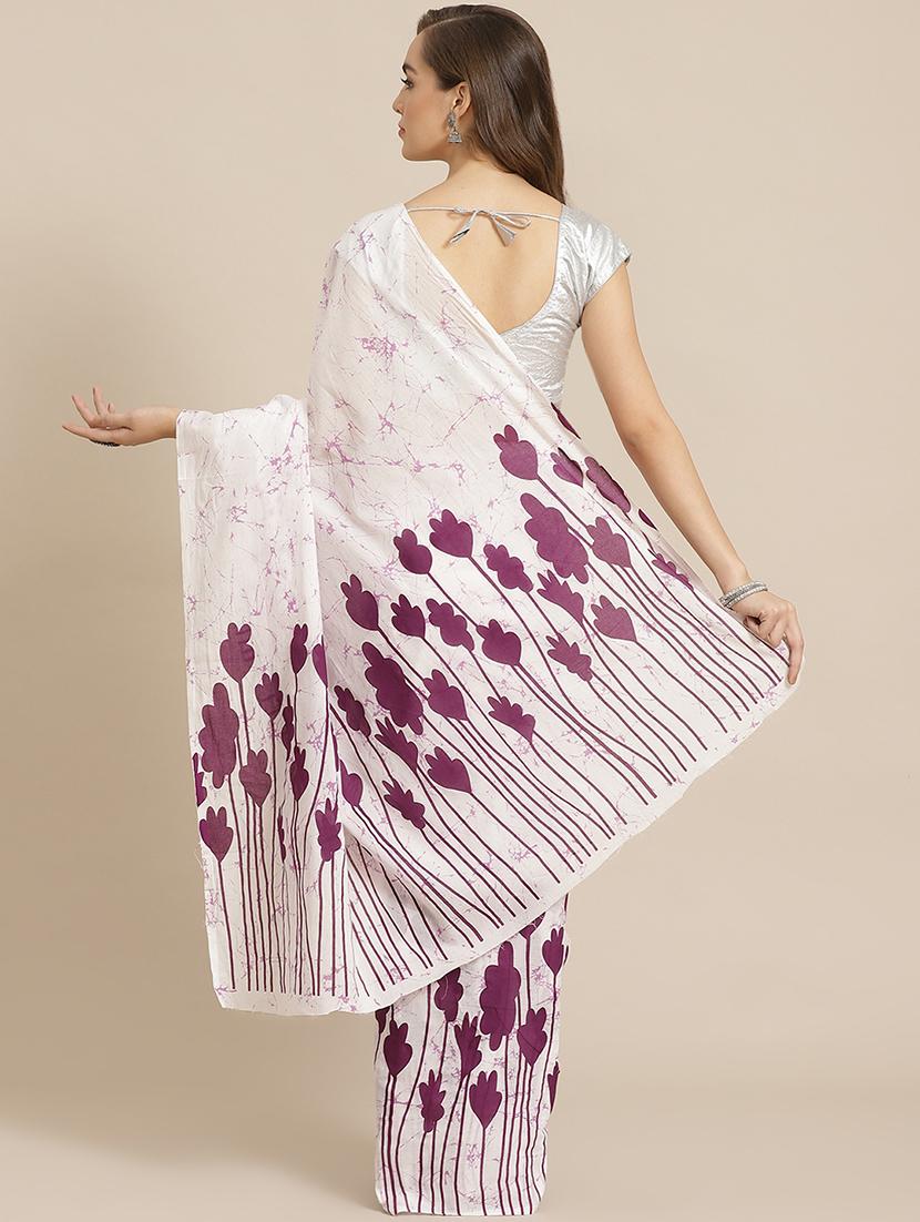 bagru printed saree with blouse - 17707511 - Zoom Image - 2