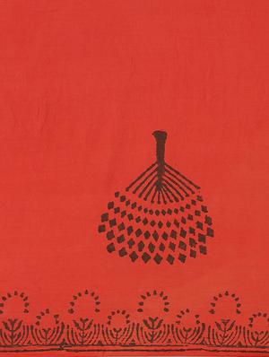 bagru printed saree with blouse - 17707512 - Standard Image - 5
