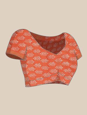 bagru printed saree with blouse - 17707517 - Standard Image - 3