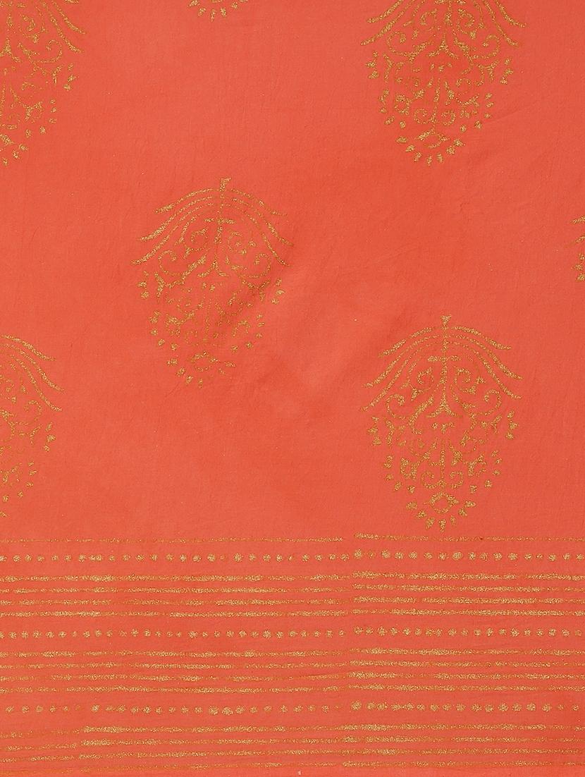 bagru printed saree with blouse - 17707517 - Zoom Image - 4