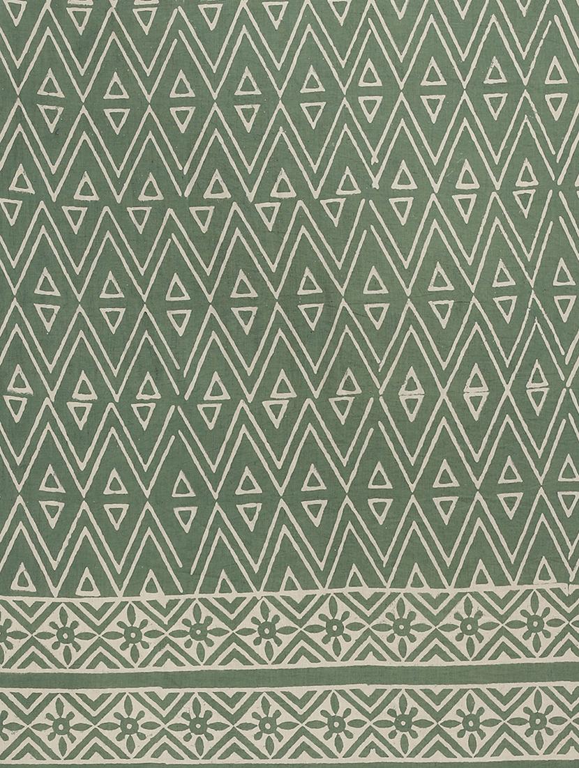 bagru printed saree with blouse - 17707528 - Zoom Image - 4