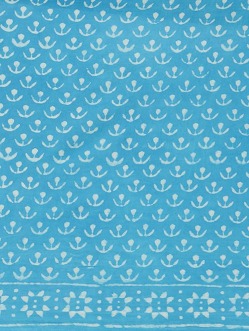 bagru printed saree with blouse - 17707529 - Zoom Image - 4