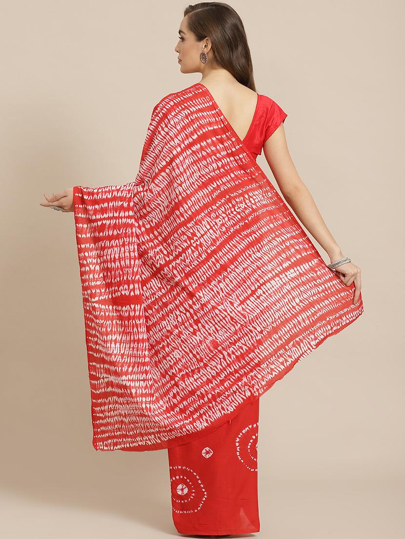bagru printed saree with blouse - 17707534 - Zoom Image - 2