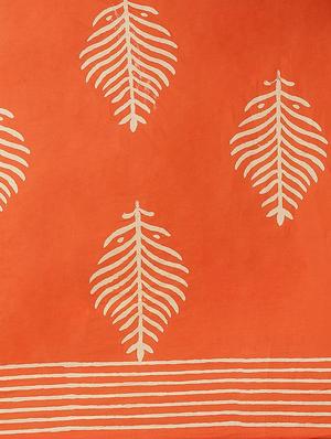bagru printed saree with blouse - 17707535 - Standard Image - 4