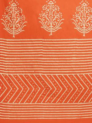 bagru printed saree with blouse - 17707535 - Standard Image - 5