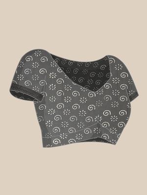 bagru printed saree with blouse - 17707539 - Standard Image - 3