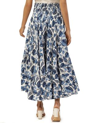 high rise floral flared palazzo - 17707656 - Standard Image - 3