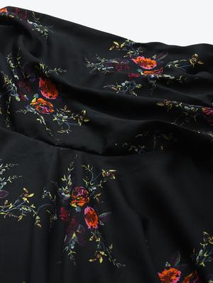 high rise floral flared palazzo - 17707657 - Standard Image - 5