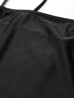 black polyester bodycon dress - 17708984 - Standard Image - 5