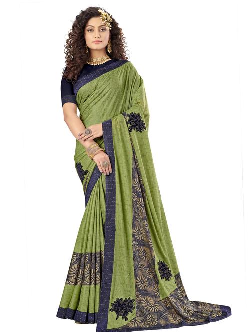 self design woven saree with blouse - 17709239 - Standard Image - 1