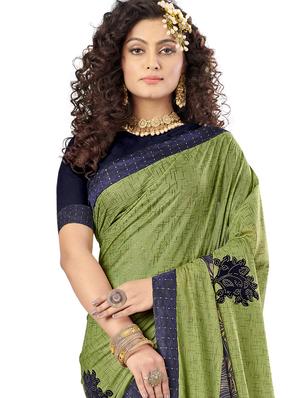 self design woven saree with blouse - 17709239 - Standard Image - 2