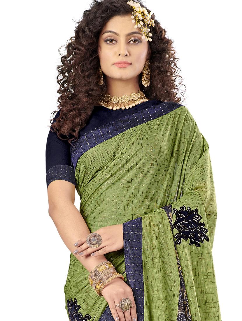 self design woven saree with blouse - 17709239 - Zoom Image - 2