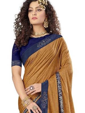 self design woven saree with blouse - 17709243 - Standard Image - 2