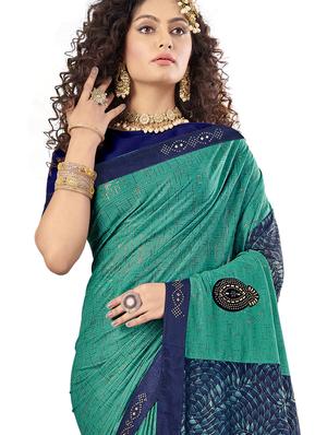 self design woven saree with blouse - 17709245 - Standard Image - 2