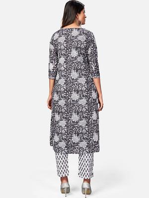 floral kurta pant set - 17709347 - Standard Image - 3