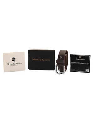 brown leather belt - 17709380 - Standard Image - 3