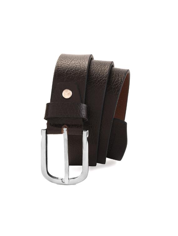 brown leather belt - 17709383 - Zoom Image - 2