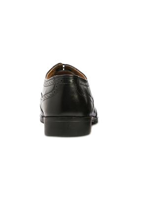 black leather laceup brouges - 17709385 - Standard Image - 2