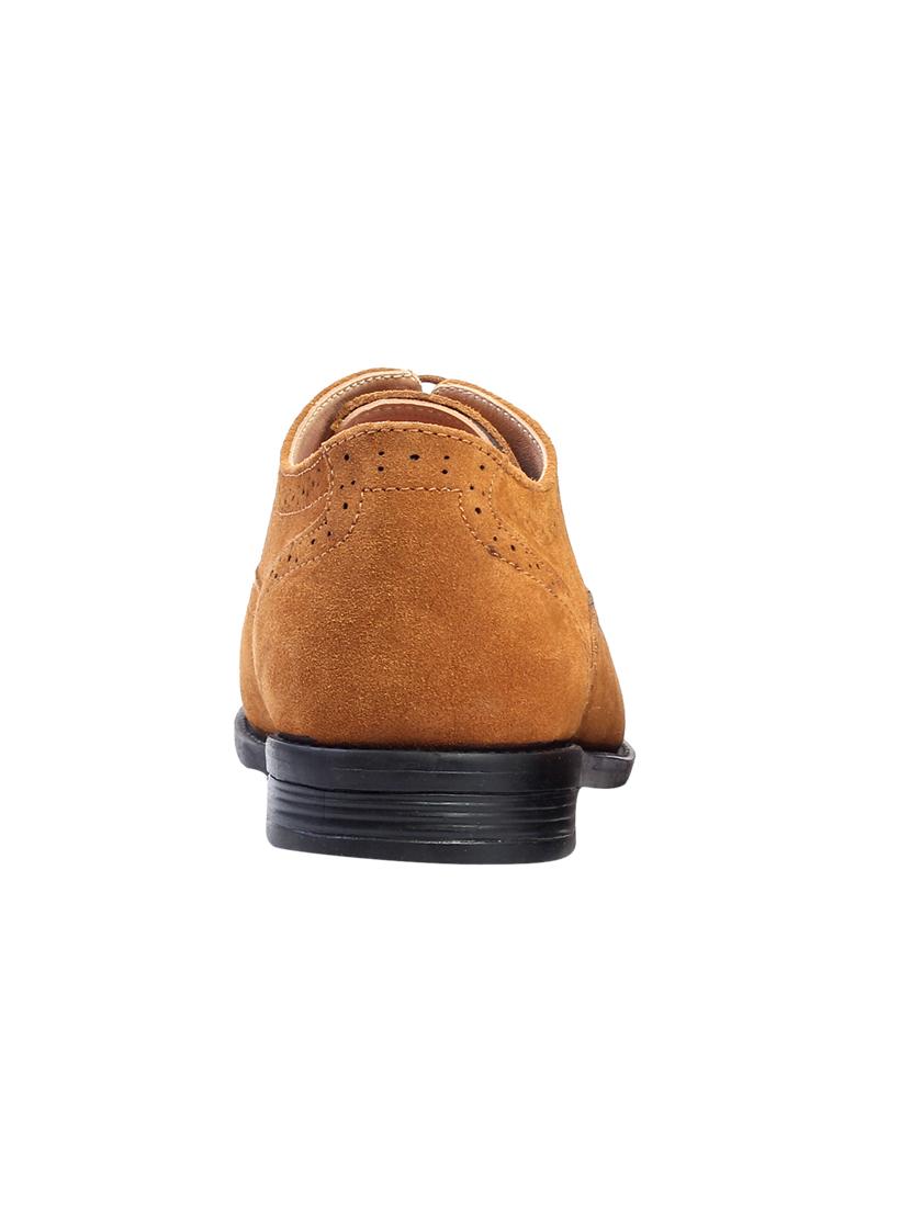 brown leather laceup oxfords - 17709388 - Zoom Image - 2