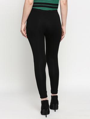 high rise solid jegging - 17709494 - Standard Image - 3