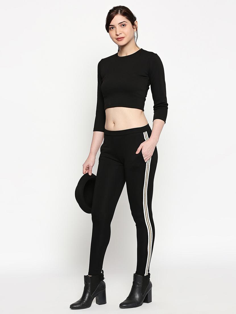 mid rise side taped jegging - 17709495 - Zoom Image - 4