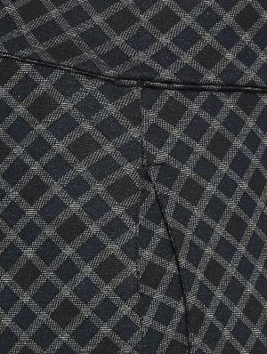mid rise checkered treggings trouser - 17709555 - Standard Image - 5