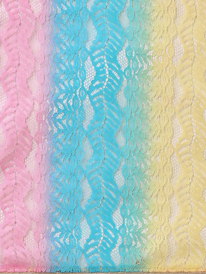 multi colored jacquard saree with blouse - 17709595 - Zoom Image - 4