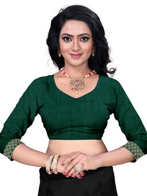 floral printed saree with blouse - 17709602 - Standard Image - 3