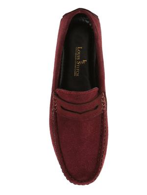 red slip on loafer - 17709613 - Standard Image - 4