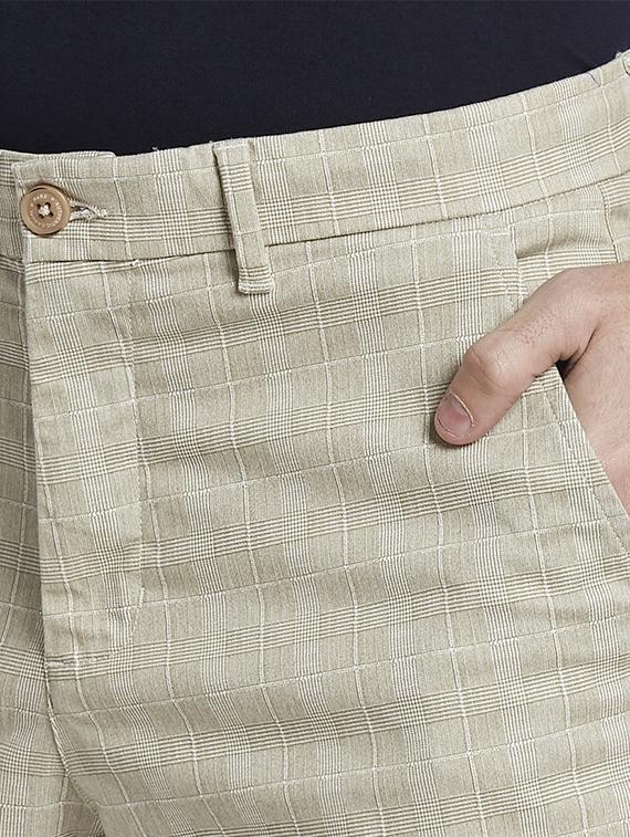 beige checkered bermuda shorts - 17709633 - Zoom Image - 5