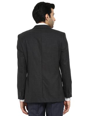 grey single breasted formal blazer - 17709648 - Standard Image - 3